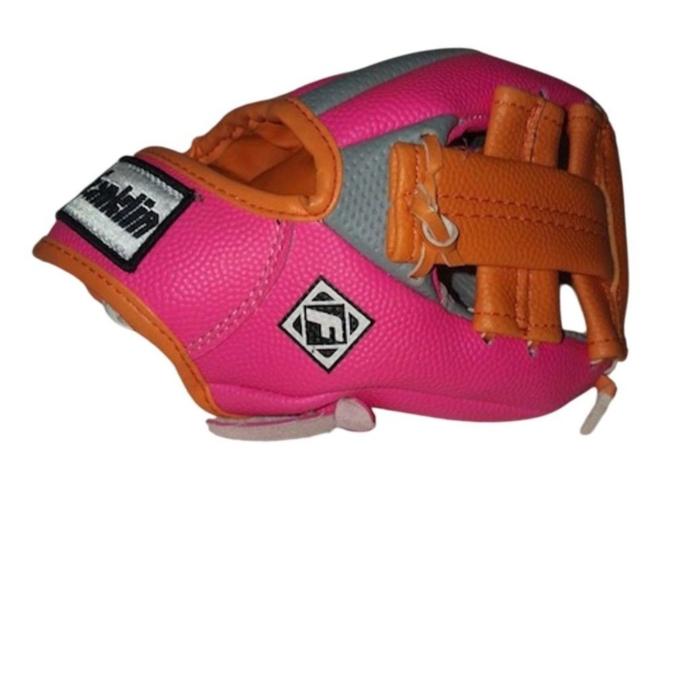 Franklin Girls T-Ball Glove 8.5" Multicolor Right Hand Beginner‎